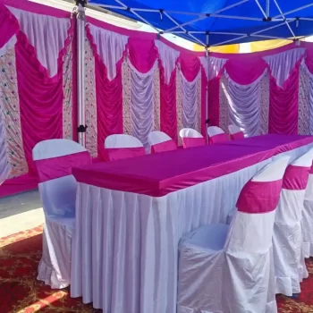 Tent house and decoration in Charminar